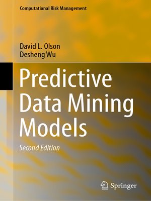 cover image of Predictive Data Mining Models